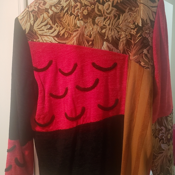 Embroidered patchwork jacket - Picture 6 of 6